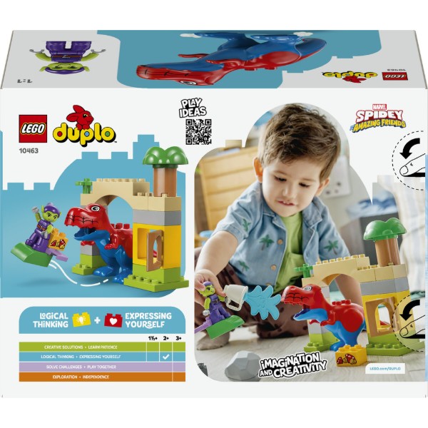 Фото - Конструктор LEGO DUPLO Disney™ Динозавр Spidey-Rex против Зеленого Гоблина (10463)