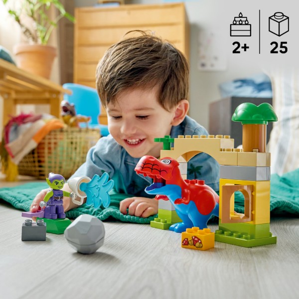 Фото - Конструктор LEGO DUPLO Disney™ Динозавр Spidey-Rex против Зеленого Гоблина (10463)