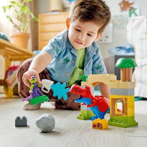 Фото - Конструктор LEGO DUPLO Disney™ Динозавр Spidey-Rex против Зеленого Гоблина (10463)