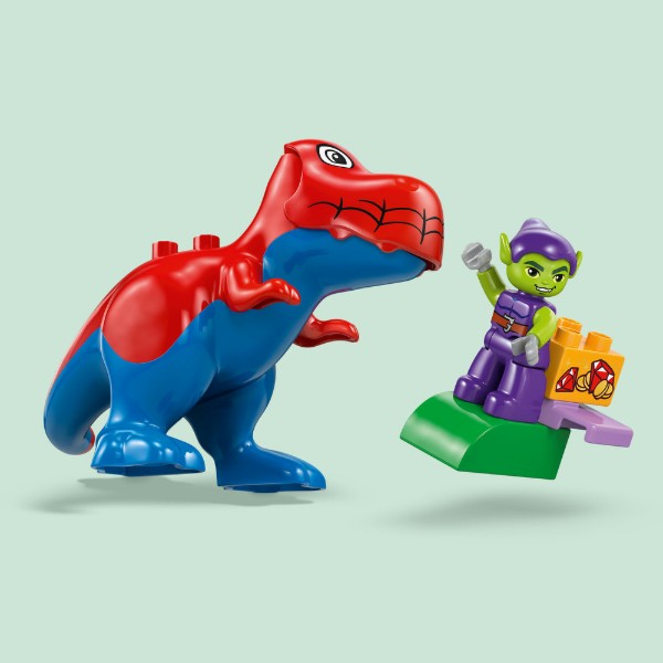 Фото - Конструктор LEGO DUPLO Disney™ Динозавр Spidey-Rex против Зеленого Гоблина (10463)