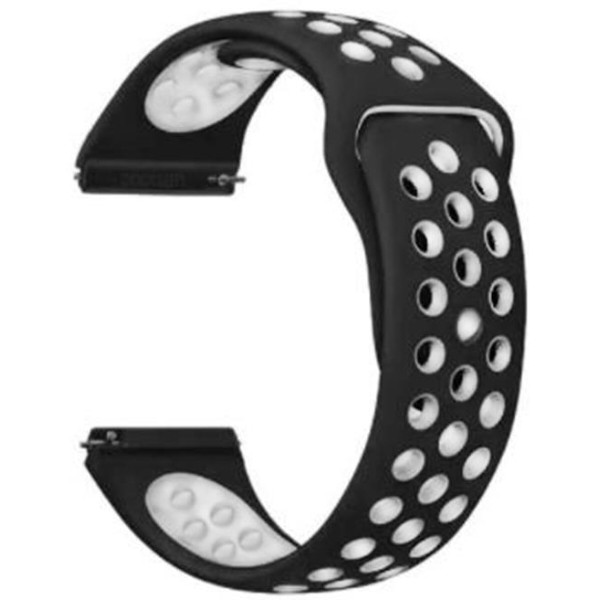 Фото - Ремінець для смарт-годинника BeCover Nike Style for Garmin Vivoactive 3/3 Music/Vivomove HR/Vivomove White-Black (706443)