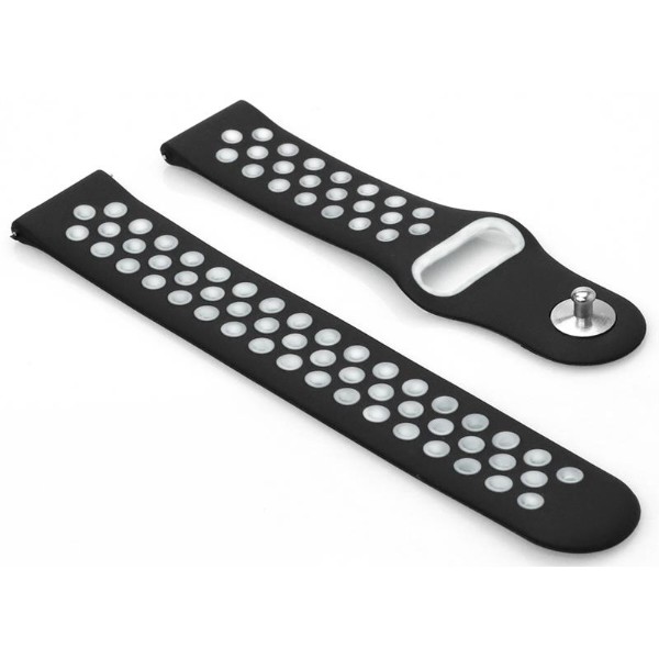 Фото - Ремінець для смарт-годинника BeCover Nike Style for Garmin Vivoactive 3/3 Music/Vivomove HR/Vivomove White-Black (706443)