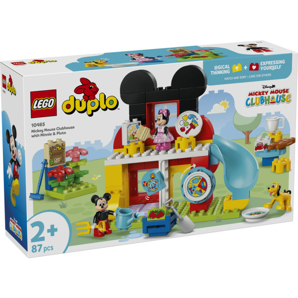 Фото - Конструктор LEGO DUPLO Disney™ Міккі Маус: Клубний будинок з Мінні та Плуто (10465)