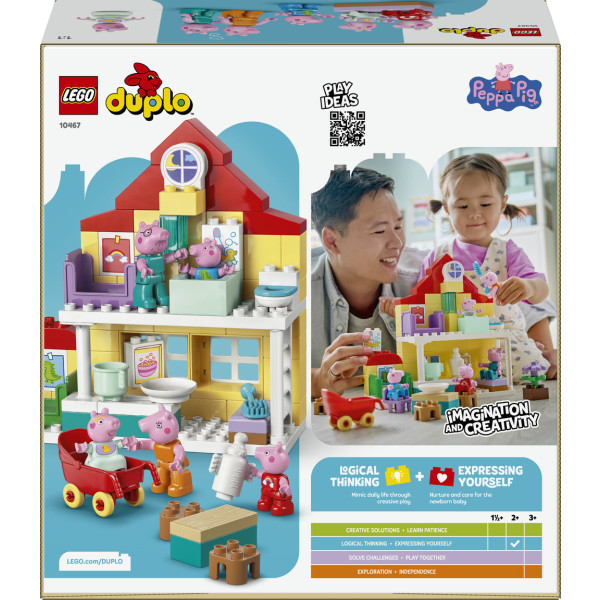 Фото - Конструктор LEGO DUPLO Peppa Pig Сімейний будинок (10467)