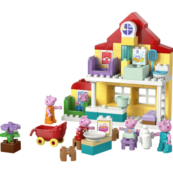 Фото - Конструктор LEGO DUPLO Peppa Pig Сімейний будинок (10467)