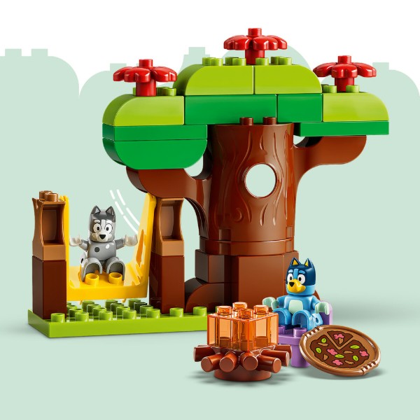 Фото - Конструктор LEGO  DUPLO Bluey «Піцерія» з Мафіном та Блуї (10469)