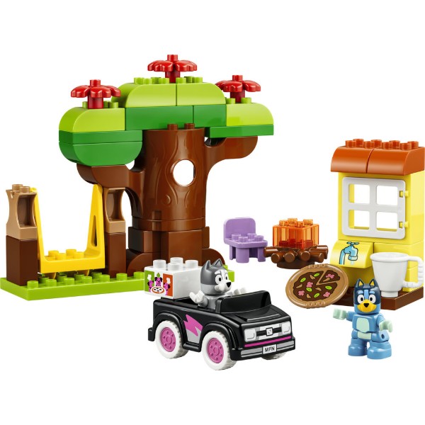 Фото - Конструктор LEGO  DUPLO Bluey «Піцерія» з Мафіном та Блуї (10469)