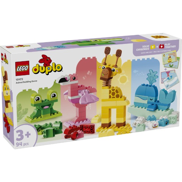Фото - Конструктор LEGO  DUPLO Town Гра з побудови тварин (10472)