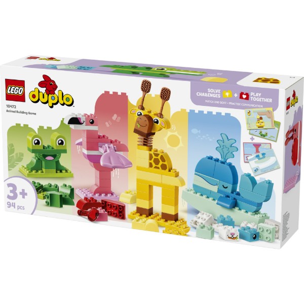 Фото - Конструктор LEGO  DUPLO Town Гра з побудови тварин (10472)