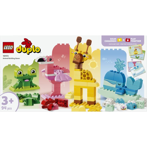 Фото - Конструктор LEGO  DUPLO Town Гра з побудови тварин (10472)