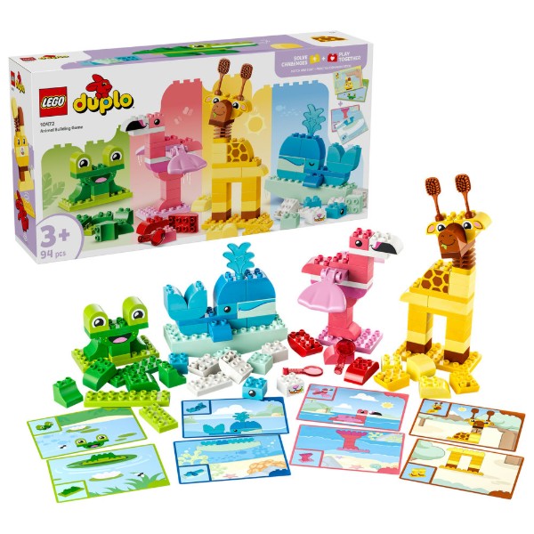 Фото - Конструктор LEGO  DUPLO Town Гра з побудови тварин (10472)