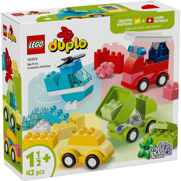 Фото - Конструктор LEGO DUPLO My First Творческие транспортные средства (10474)