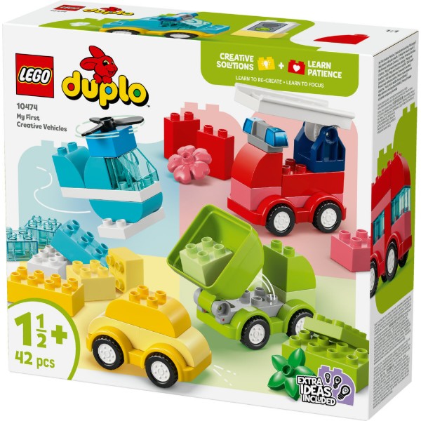 Фото - Конструктор LEGO DUPLO My First Творческие транспортные средства (10474)