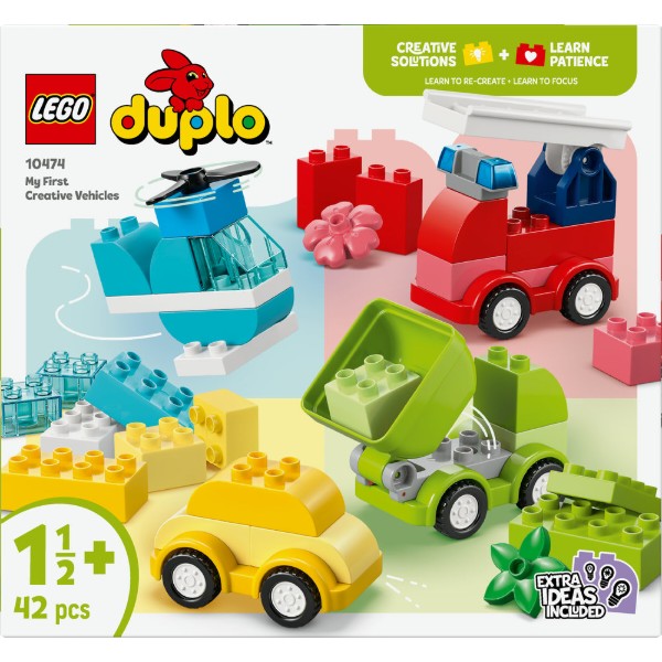 Фото - Конструктор LEGO DUPLO My First Творческие транспортные средства (10474)