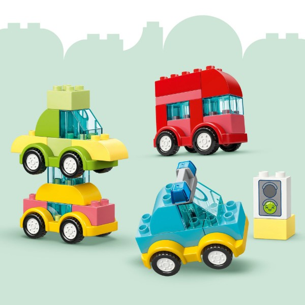 Фото - Конструктор LEGO DUPLO My First Творческие транспортные средства (10474)