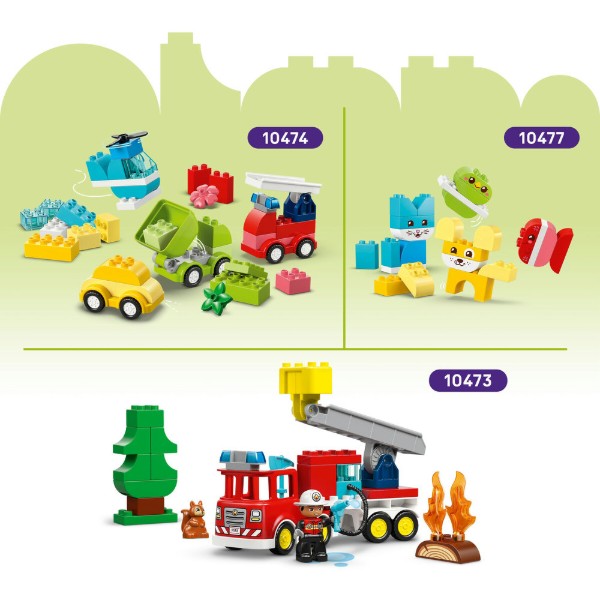 Фото - Конструктор LEGO DUPLO My First Творческие транспортные средства (10474)