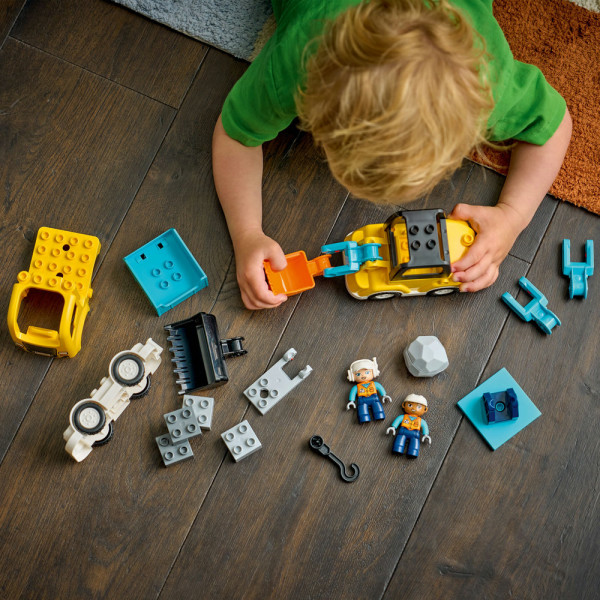 Фото - Конструктор LEGO  DUPLO Town 3-в-1 Будівельна техніка (10475)
