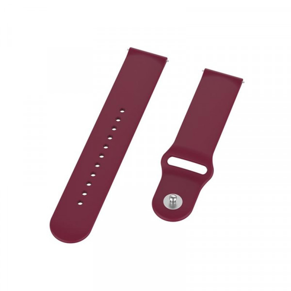 Фото - Ремінець для смарт-годинника BeCover for Amazfit Stratos 1/2/2S/3/GTR 2/GTR 47mm/GTR Lite 47mm/Nexo/Pace Dark-Red (706369)