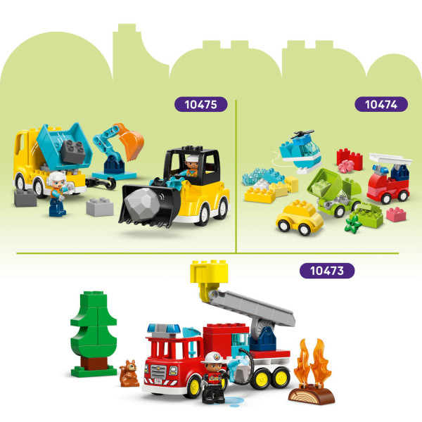 Фото - Конструктор LEGO  DUPLO Town 3-в-1 Будівельна техніка (10475)