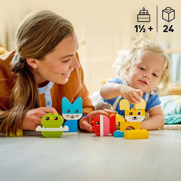 Фото - Конструктор LEGO DUPLO My First Волшебные творческие домашние питомцы 3 в 1 (10477)