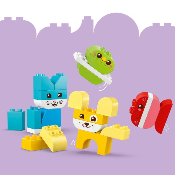 Фото - Конструктор LEGO DUPLO My First Волшебные творческие домашние питомцы 3 в 1 (10477)