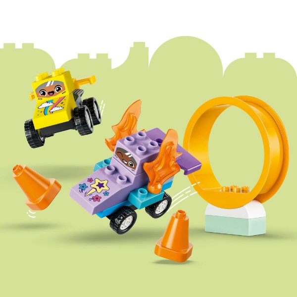 Фото - Конструктор LEGO  DUPLO Town 3 в 1 Цікаві гірки та трампліни з автомобілями (10478)