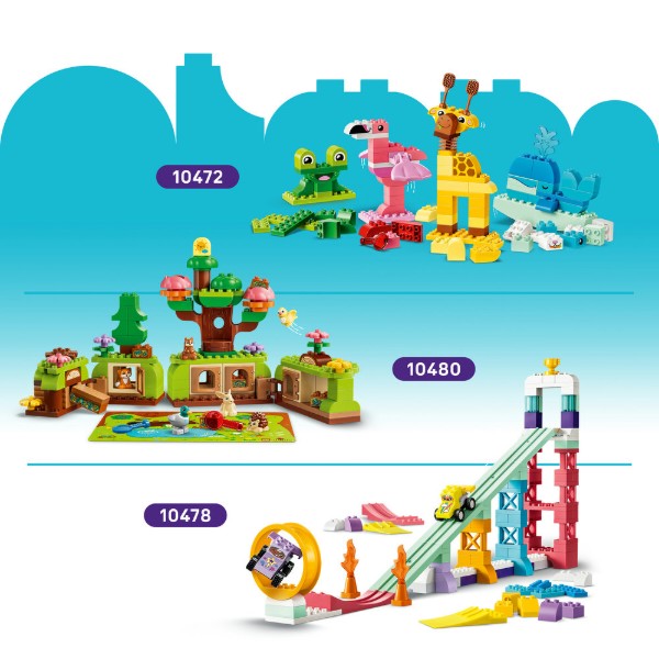 Фото - Конструктор LEGO  DUPLO Town Гра з побудови тварин (10472)
