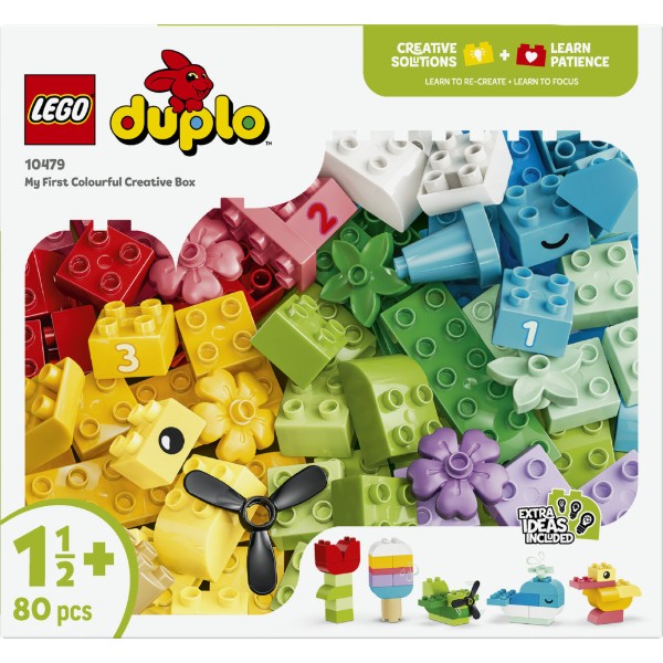 Фото - Конструктор LEGO  DUPLO Classic Коробка кубиків для яскравих творчих збірок (10479)