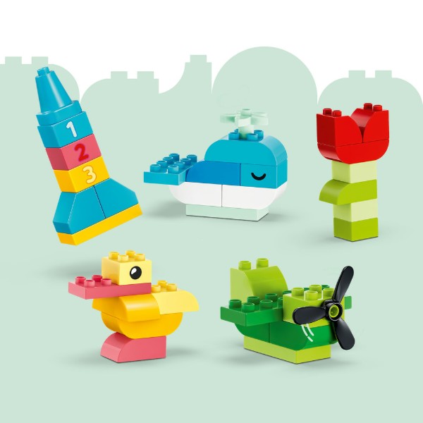Фото - Конструктор LEGO  DUPLO Classic Коробка кубиків для яскравих творчих збірок (10479)