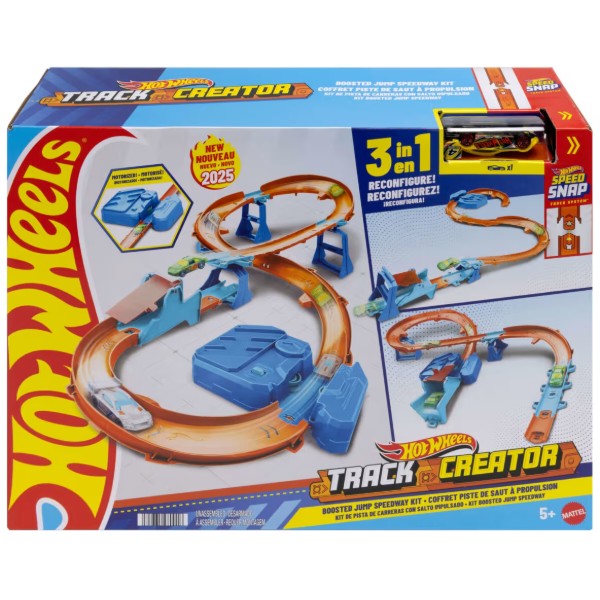 Фото - Трек Hot Wheels Track Creator Крутий стрибок серії (JDB49)