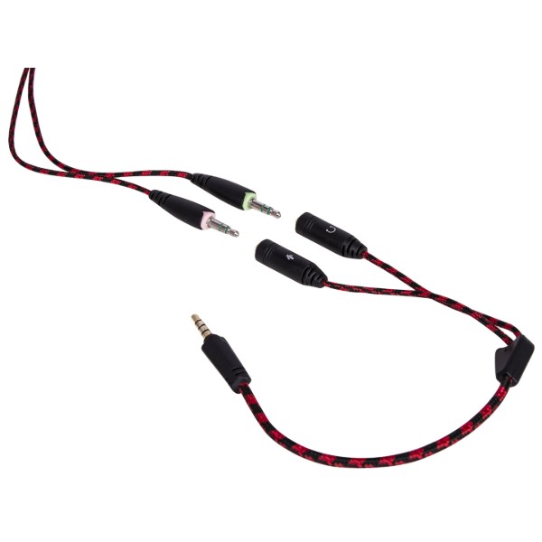 Фото - Гарнитура проводная игровая Gemix W-360 Black-Red