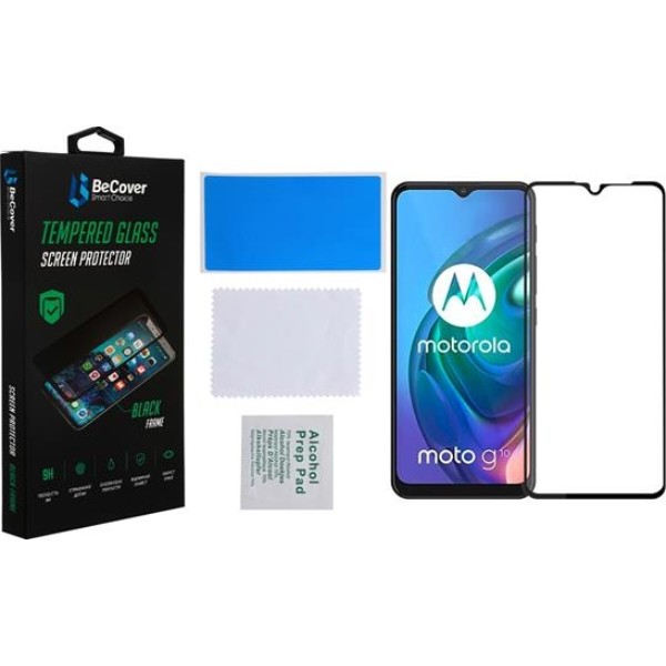 Фото - Захисне скло для смартфону BeCover for Motorola Moto G10/G30 Black (706449)