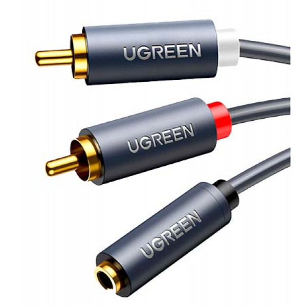Фото - Кабель 3.5 мм - 3.5 мм UGREEN AUX 3.5мм TRS-RCAx2 M/M 1m AV102 (10588) Фото - Кабель 3.5 мм - 3.5 мм UGREEN AUX 3.5мм TRS-RCAx2 M/M 1m AV102 (10588)