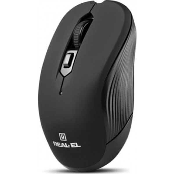Фото - Миша бездротова REAL-EL RM-330 Black USB