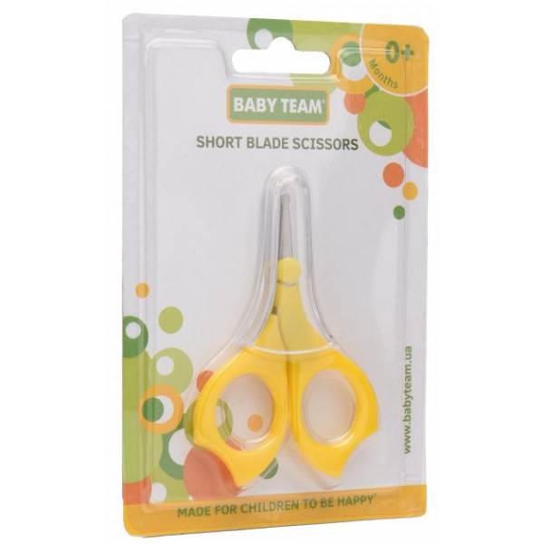 Фото - Ножницы маникюрные детские Baby Team с короткими лезвиями (7101)