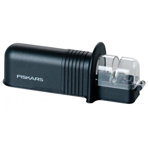 Фото - Точилка кухонних ножів Fiskars Essential Black (1065598)