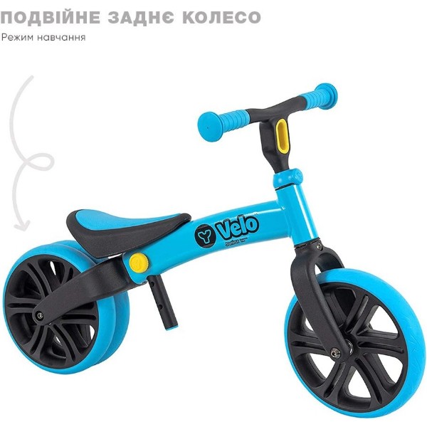 Фото - Беговел YVolution YVelo Junior Синий (N101049)