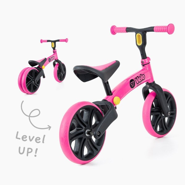 Фото - Беговел YVolution YVelo Junior Розовый (N101050)