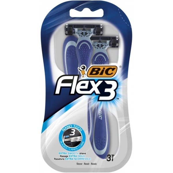 Фото - Станок мужской одноразовый BIC Flex 3 Comfort 3 шт. (3086123363786) Фото - Станок мужской одноразовый BIC Flex 3 Comfort 3 шт. (3086123363786)