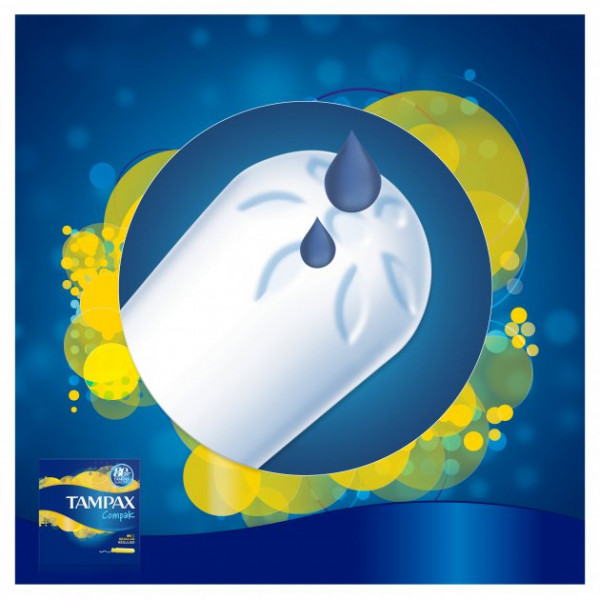 Фото - Тампоны гигиенические Tampax Compak Regular с апликатором 16 шт. (4015400219507)
