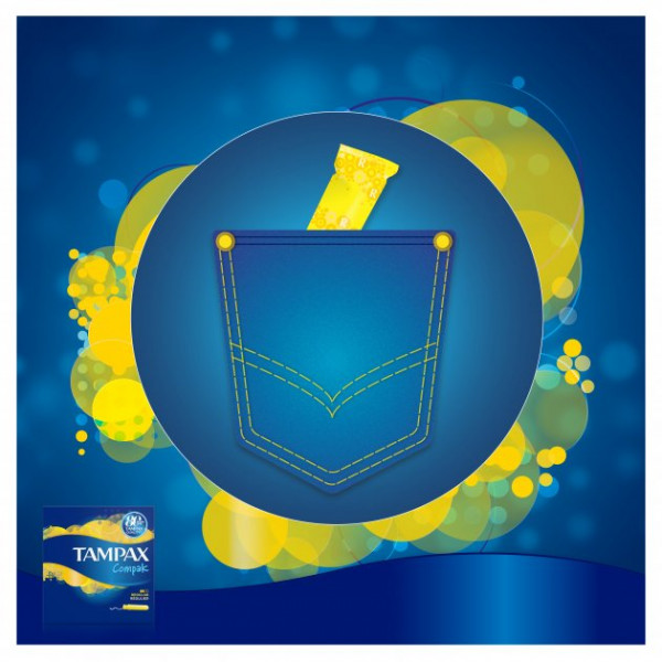 Фото - Тампоны гигиенические Tampax Compak Regular с апликатором 16 шт. (4015400219507)