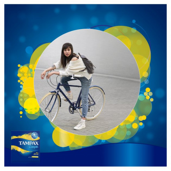 Фото - Тампоны гигиенические Tampax Compak Regular с апликатором 16 шт. (4015400219507)