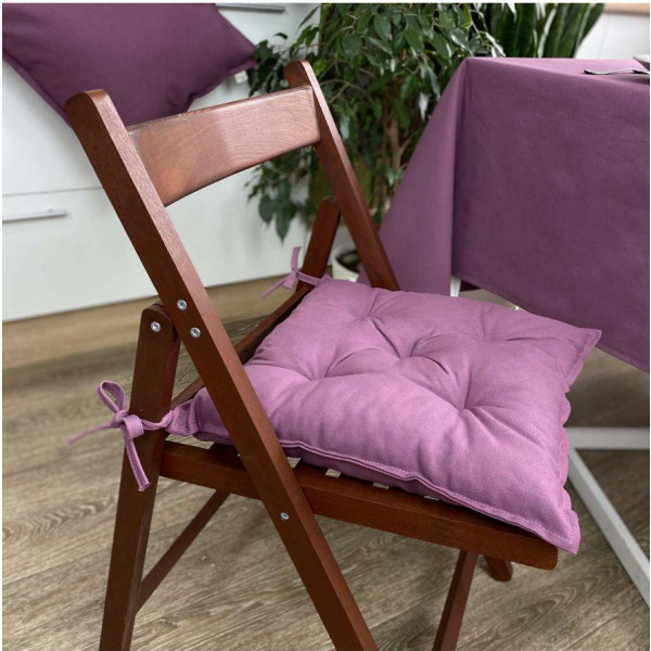 Фото - Подушка для стільця Прованс Violet 40х40 см (021422)