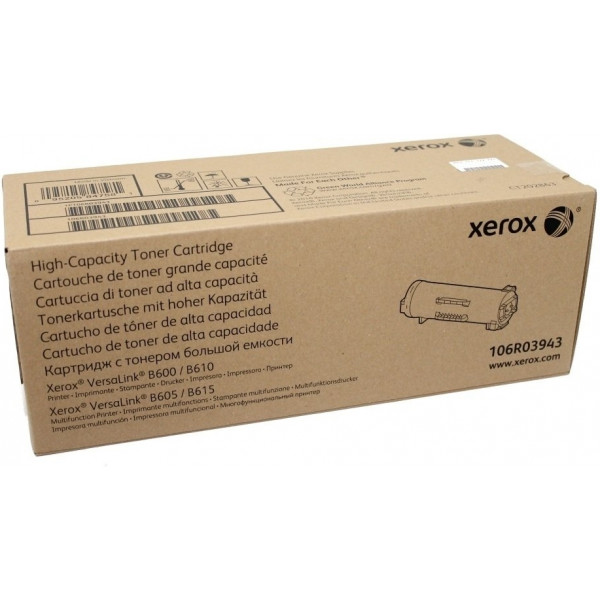 Фото - Картридж для цветных лазерных принтеров Xerox VL B600/B610/B605/B615 Black 25900 стр. (106R03943)