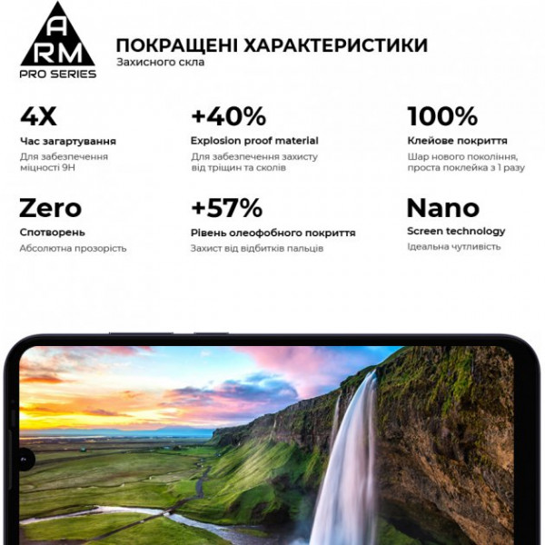 Фото - Захисне скло для смартфону Armorstandart Pro for Motorola Moto E6i Black 0.33mm (ARM59409)