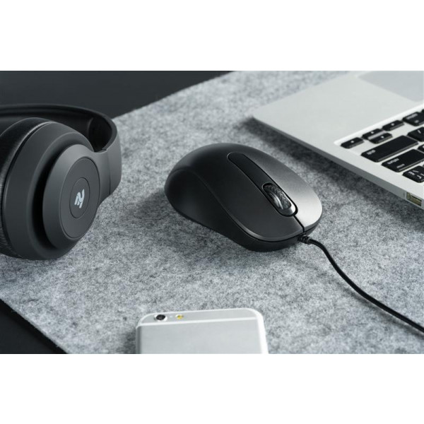 Фото - Мышь проводная 2E MF160 USB Black (2E-MF160UB)