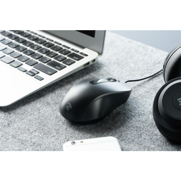 Фото - Мышь проводная 2E MF160 USB Black (2E-MF160UB)