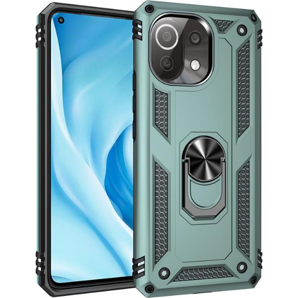Фото - Чохол для смартфону BeCover Military for Xiaomi Mi 11 Lite/Mi 11 Lite 5G Dark Green (706645)