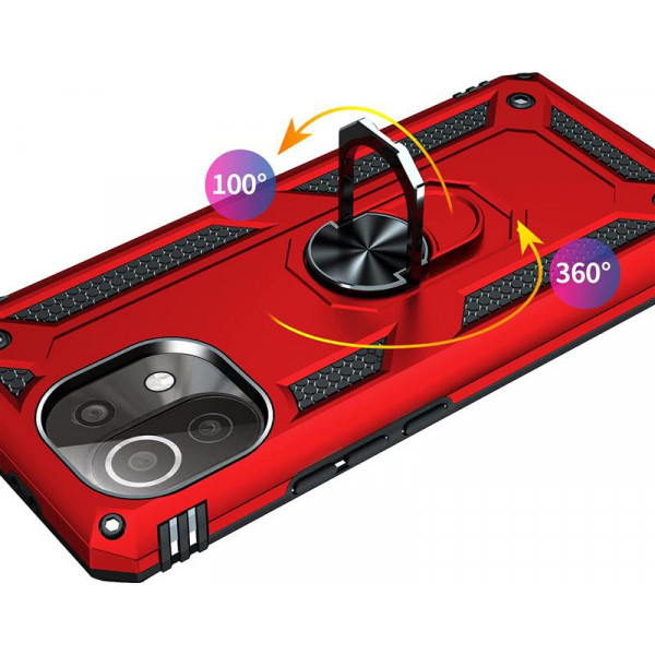 Фото - Чохол для смартфону BeCover Military for Xiaomi Mi 11 Lite/Mi 11 Lite 5G Red (706644)