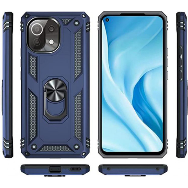 Фото - Чохол для смартфону BeCover Military for Xiaomi Mi 11 Lite/Mi 11 Lite 5G Blue (706643)